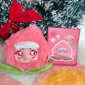 Adorable Red and White Plush Toy